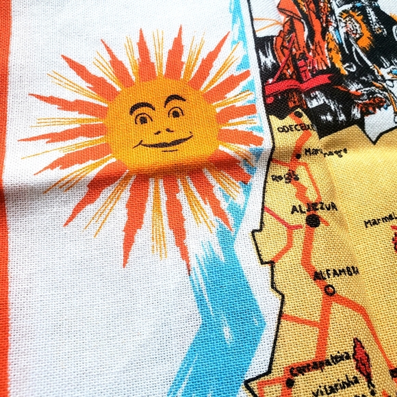 4 Vintage Tea Towels From Portugal - Picture 3 of 8